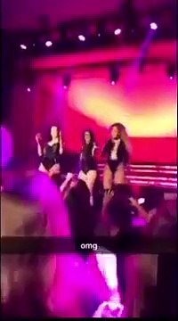 Cantora das Fifth Harmony parte dente depois de levar com bola em pleno concerto
