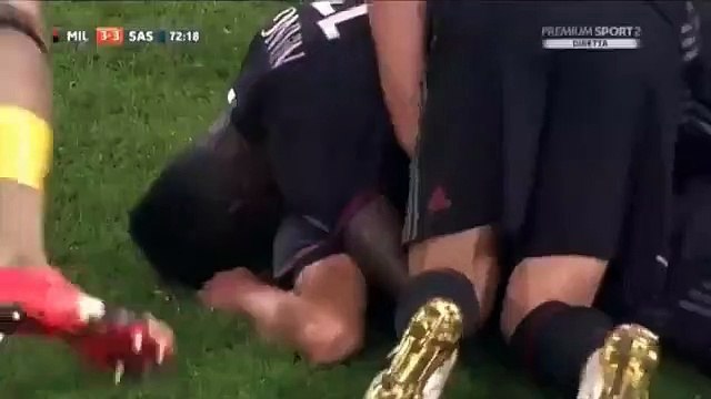 Promessa do Milan marca candidato a golo do ano e vai às lágrimas