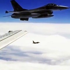 João Moutinho filmou os caças F-16 que escoltaram avião da Seleção