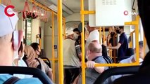 Metroda sokak müzisyeni ile yurttaş arasında gerginlik