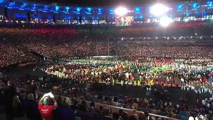 Equipa de refugiados recebeu a ovação da noite no Rio de Janeiro