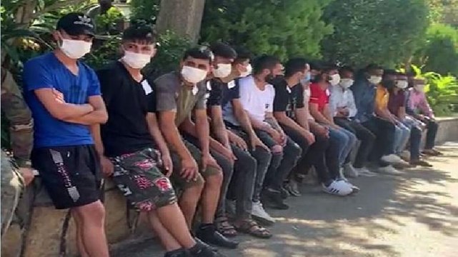 Kaçak göçmen operasyonu: 35 yabancı şahıs yakalandı