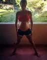 Aos nove meses de gravidez, Ana Rita Clara impressiona com forma física