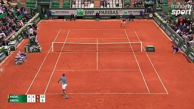 Rafa Nadal faz ponto impossível frente Nick Kyrgios