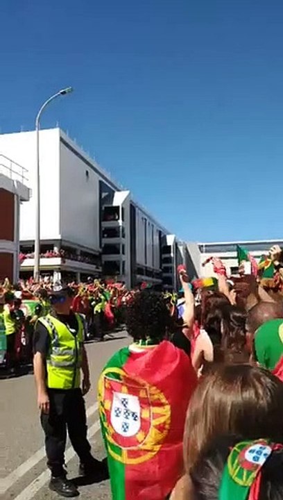 Loucura na receção à Seleção Nacional. Adeptos em apoteose