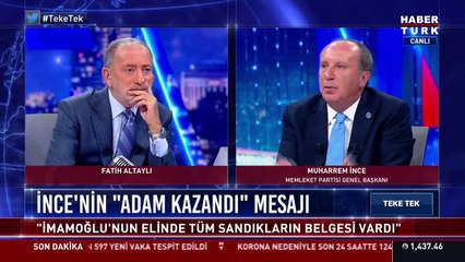 Muharrem İnce, seçim gecesini anlattı: O gün partiden istifa etmeliydim