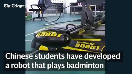 Joga bem badminton? Poderia ser vencido por este robot