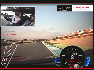 Honda apresentava o novo NSX no Estoril com uma estrela ao volante