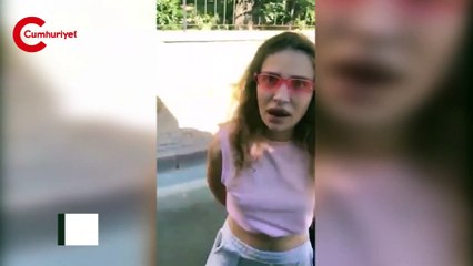 Skandal görüntüler! Genç şarkıcı trafikte tartıştığı kişinin yüzüne tükürdü!