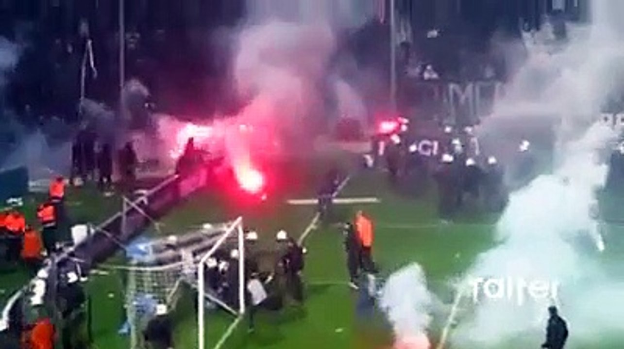 Adeptos do PAOK e do Olympiakos