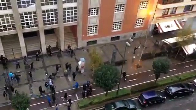 Confrontos entre adeptos de Marselha e Athletic Bilbau