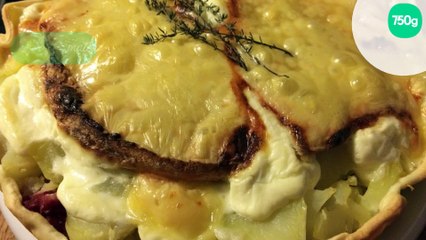 Quiche façon tartiflette