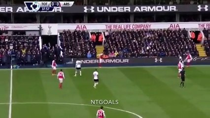 O sensacional golo de Ramsey que abriu o marcador em White Hart Lane