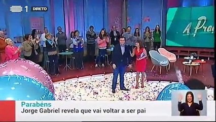 Jorge Gabriel vai ser pai pela quarta vez