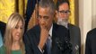 Obama chora ao falar sobre controlo de armas