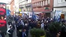 Adeptos portistas invadem ruas de Dortmund