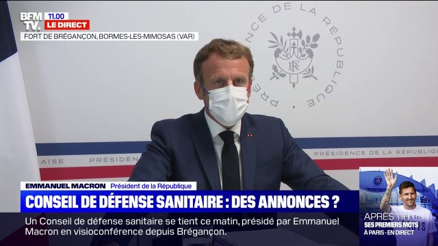 Emmanuel Macron: Nous avons dépassé les 9.200 hospitalisations pour Covid, un niveau que nous n'avions pas atteint depuis juin