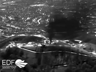 Câmara de infravermelhos mostra enorme fuga de gás na Califórnia