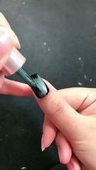 Outerspace nail Art Design