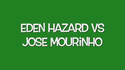 Hazard nega cumprimento a Mourinho