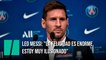Leo Messi: "La felicidad es enorme,  estoy muy ilusionado”