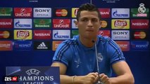 Ronaldo abandona conferência depois de pergunta de um jornalista