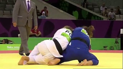 Telma Monteiro conquista medalha de ouro em judo nos Jogos Europeus