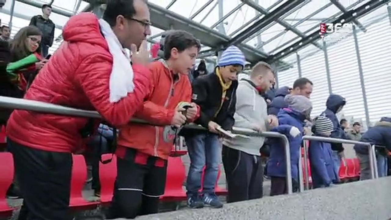 Seleção Portuguesa na chegada ao Luxemburgo