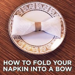 Como dobrar o guardanapo