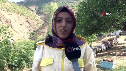 2 çocuk annesi  ‘Ben yaparım dedi’  devletten aldığı destek ile arıcı oldu