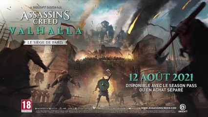 Assassin's Creed Valhalla Le Siège de Paris - Trailer de lancement