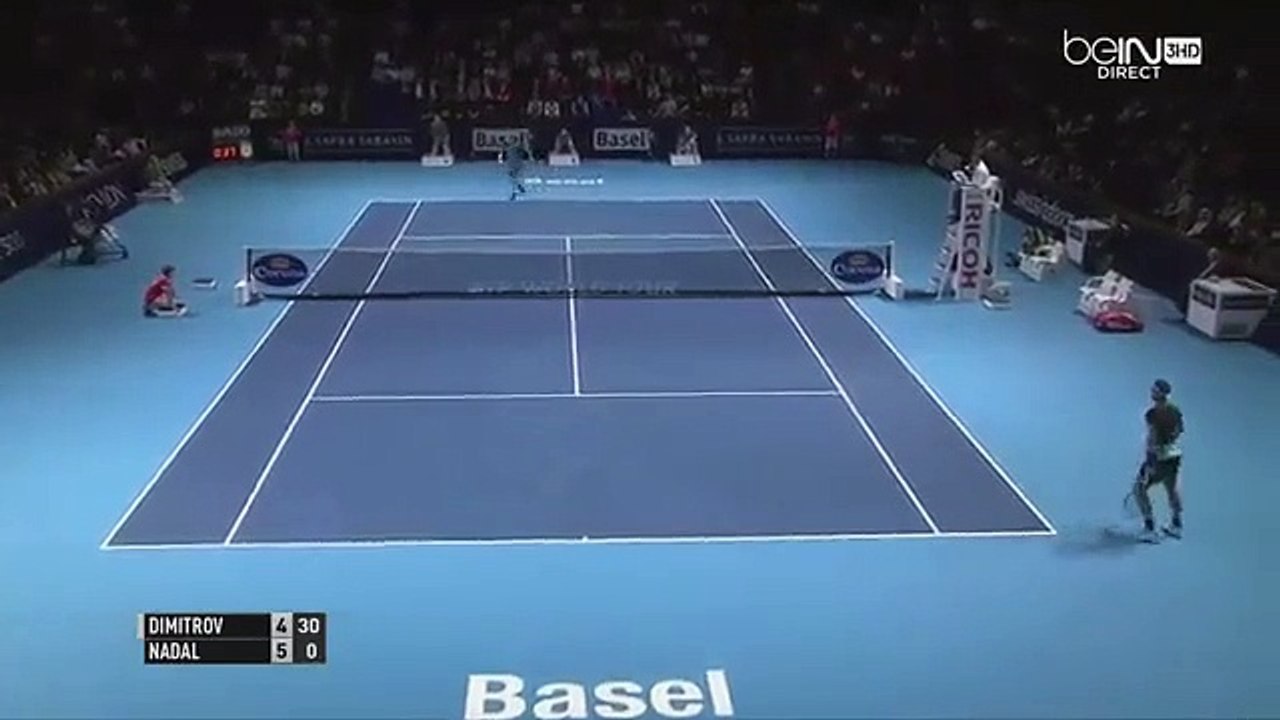 Nadal mostra dotes... de futebolista