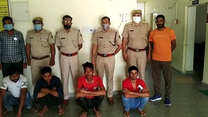 मेवात गैंग ने लूटा था एटीएम, चार आरोपी गिरफ्तार