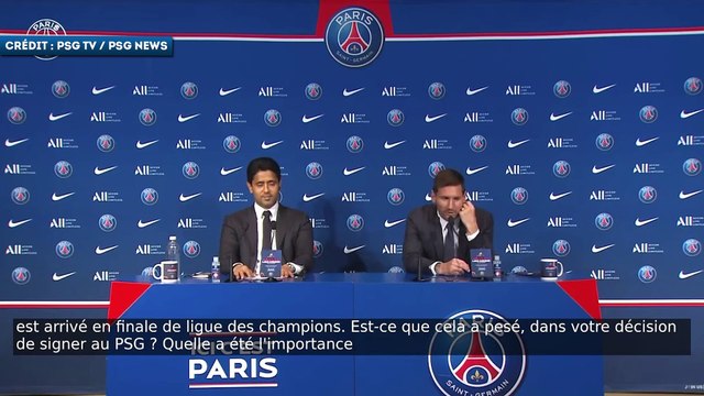 Lionel Messi explique pourquoi il a rejoint le PSG