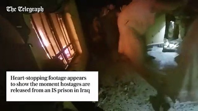 Vídeo mostra libertação de reféns do Estado Islâmico