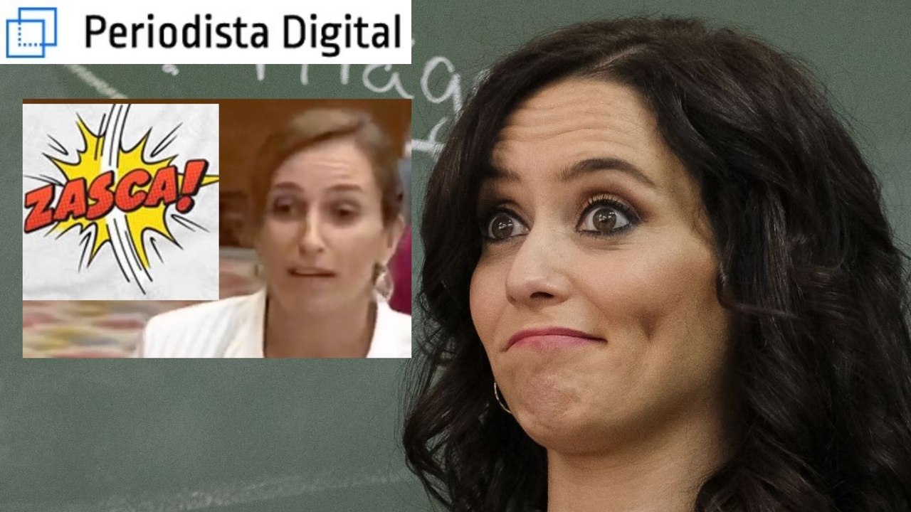 Los 'zascas' de Ayuso a Mónica García dejan patidifusa a la roja de 'Más Madrid'
