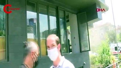 Levent'te korku dolu anlar: Çalışanlar dışarı kaçtı