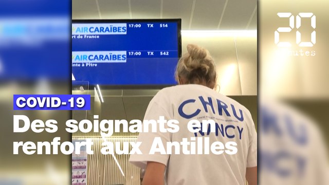 Covid-19: Des soignants en renfort en Martinique et en Guadeloupe