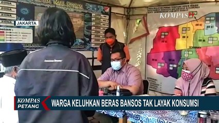 Скачать видео: Terjadi Lagi, Kini Giliran Warga Kalideres Dapat Beras Bansos Tak Layak Konsumsi