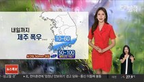 [날씨] 폭염 속 강한 소나기…내일까지 제주 폭우