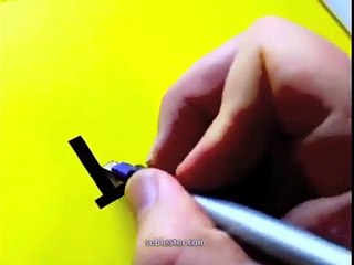 Designer surpreende ao desenhar logótipos à mão