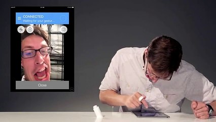 Testaram pela primeira vez anel que controla tablet