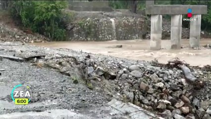 Socavón se "tragó" una camioneta en Sonora