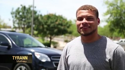 Tyrann Mathieu mostra como os animais se sentem num carro quente