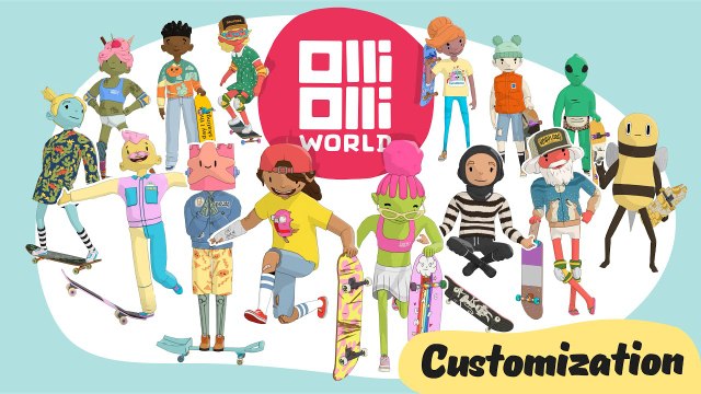 OlliOlli World - Tráiler Personalización de los Personajes