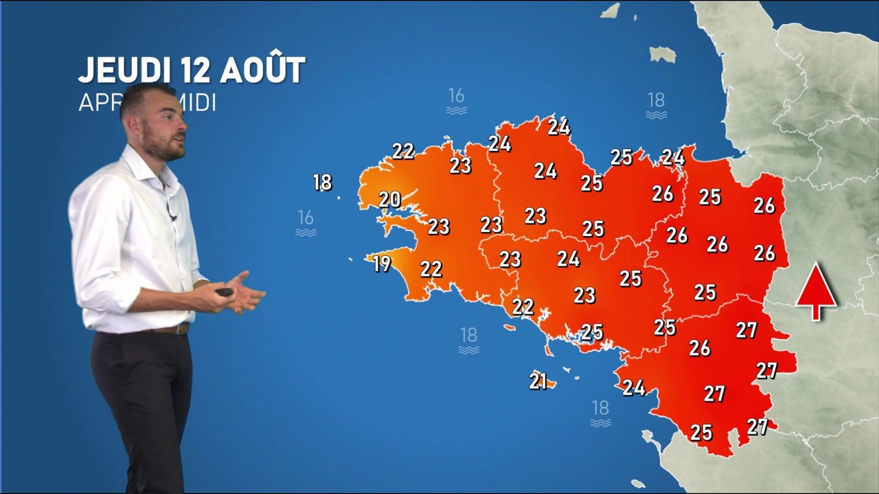 Bulletin météo pour le jeudi 12 août 2021