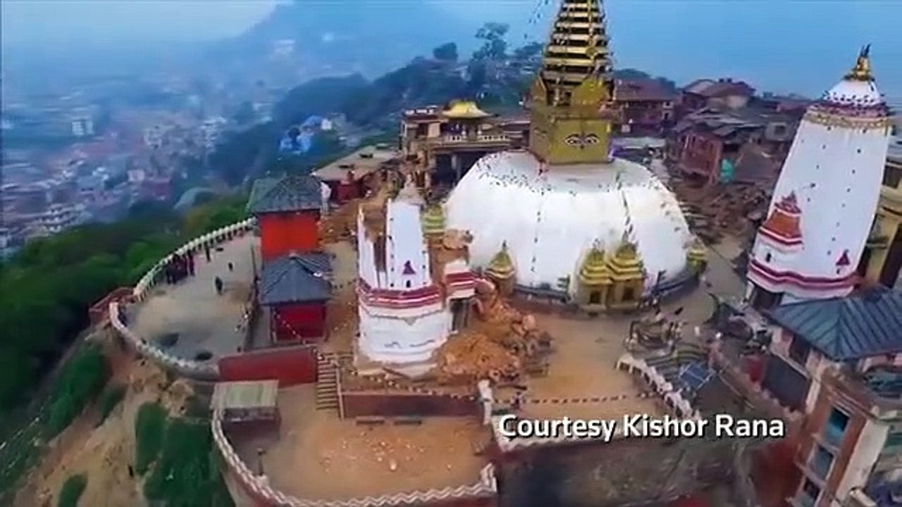 drone sismo nepal
