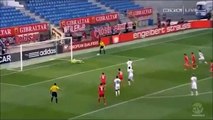 Jordan Perez grandes defesas no jogo Alemanha-Gibraltar