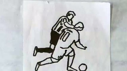 Fã recria golo de Messi em animação