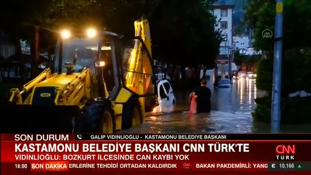 SON DAİKA Kastamonu'yu sel vurdu! Belediye Başkanı Vidinlioğlu CNN TÜRK'te konuştu